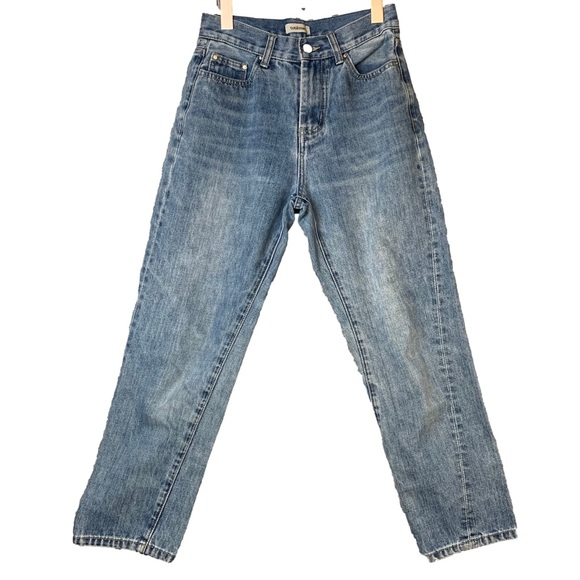 Toteme Twisted Seam High Rise Cropped Ankle Soft 100% Cotton Denim 25/25 Luxury - Picture 3 of 16
